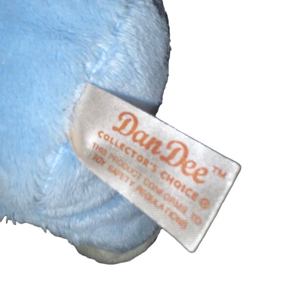 Dan Dee Plush Bunny Rabbit Stuffed Animal Baby Shower Gift Ribbon Nursery Blue - Picture 7 of 10